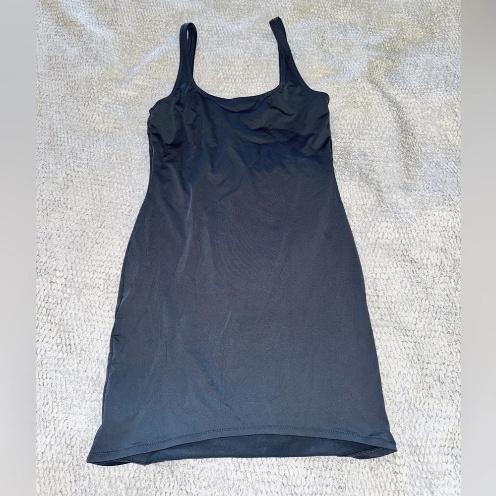 Skims swim one piece bodycon blue dress. Wear out or during the day.